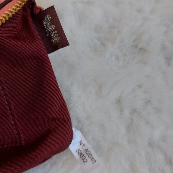 Coach 58032 Women's Pink Leather Mini Bag/Wristlet - Picture 6 of 9